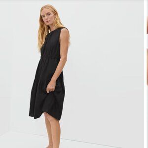 Everlane Linen Open-Back Dress size 8